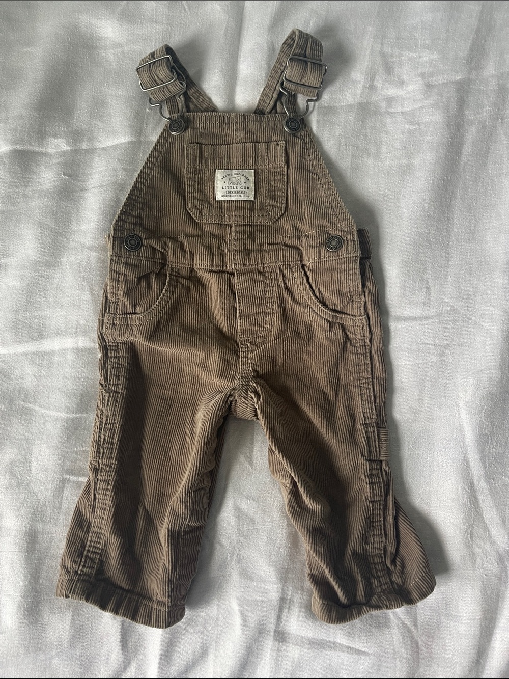 Carter's Brown Corduroy Overalls with Front Pocket